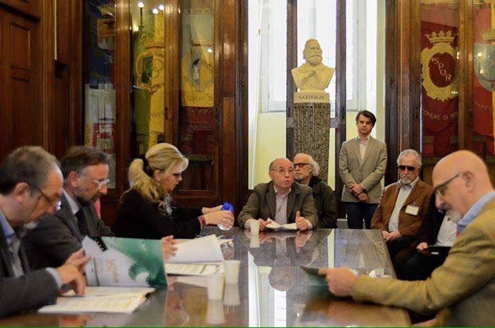il presidente della FITeL Giovanni Ciarlone, alla conferenza stampa del