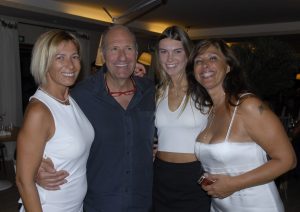 la fashion manager Roberta Calciati, Stefano Masciarelli, la modella Petra Marassi e Savina Rotundo