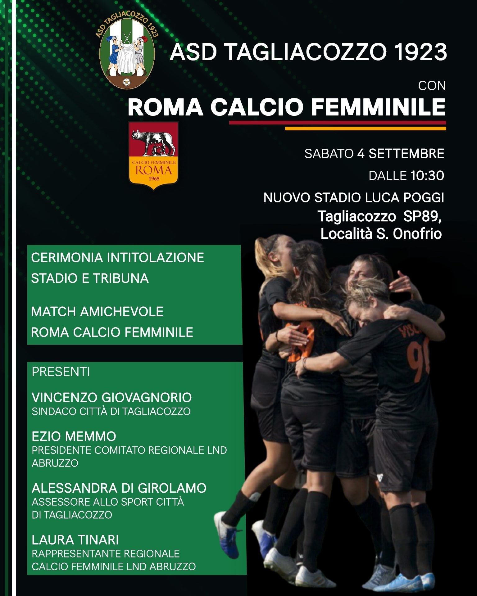 Alt text Roma calcio femminile