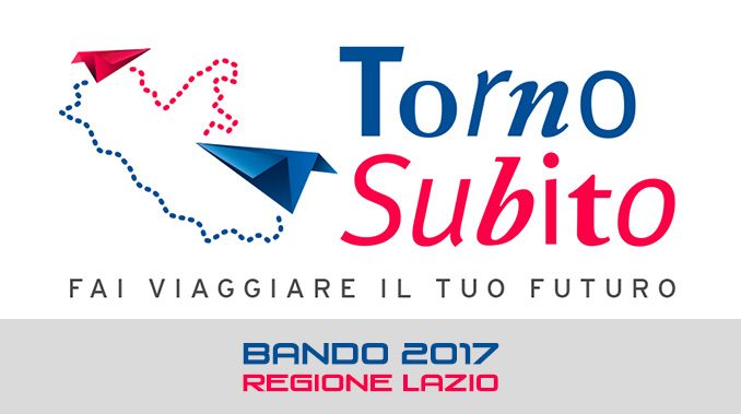 Alt text Torno Subito Alt text Torno Subito