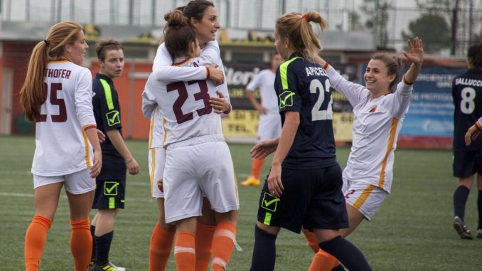 Alt text Roma calcio femminile