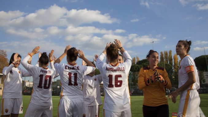 Alt text Roma calcio femminile