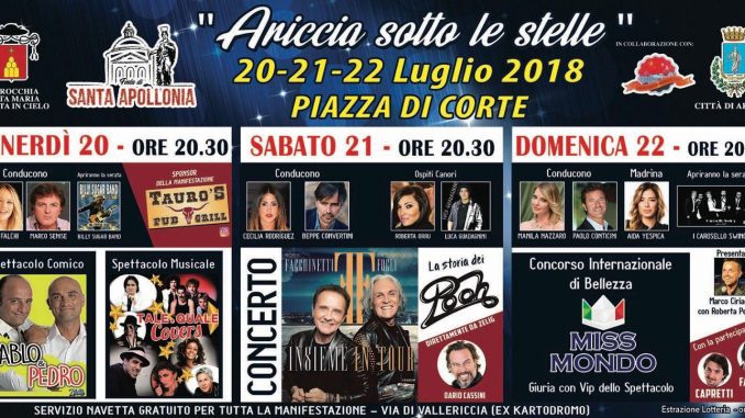 alt tag ariccia sotto le stelle