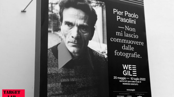 023 Pasolini. Non mi lascio commuovere dalle fotografie. WeGil -Roma © Massimo Scafati - Target Lab Ets alt tag massimo scafati