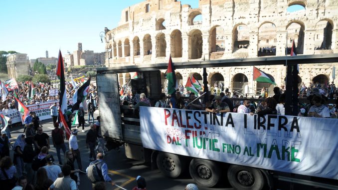 DSC_6972_ Manifestazione Nazionale per Gaza Roma 4 ottobre 2025 © Alessandro Lisci Ph